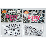 Dala Googly Eyes Black & White Basic 5mm 100's